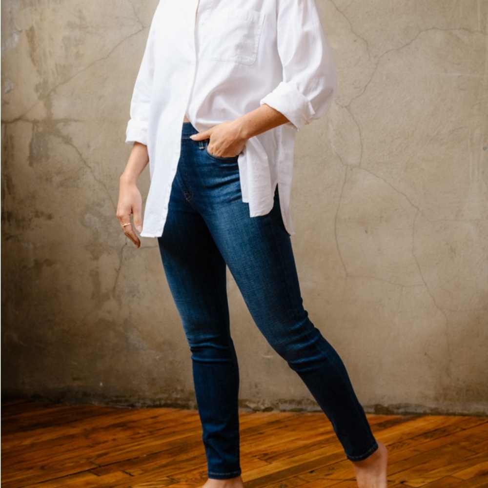 (A7) Able The High Rise Blue Jeans, Size‎ 28, NWT